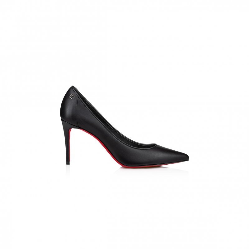 (image for) CHRISTIAN LOUBOUTIN SPORTY KATE 85 MM PUMPS-NAPPA LEATHER-BLACK-WOMEN 1240544B439