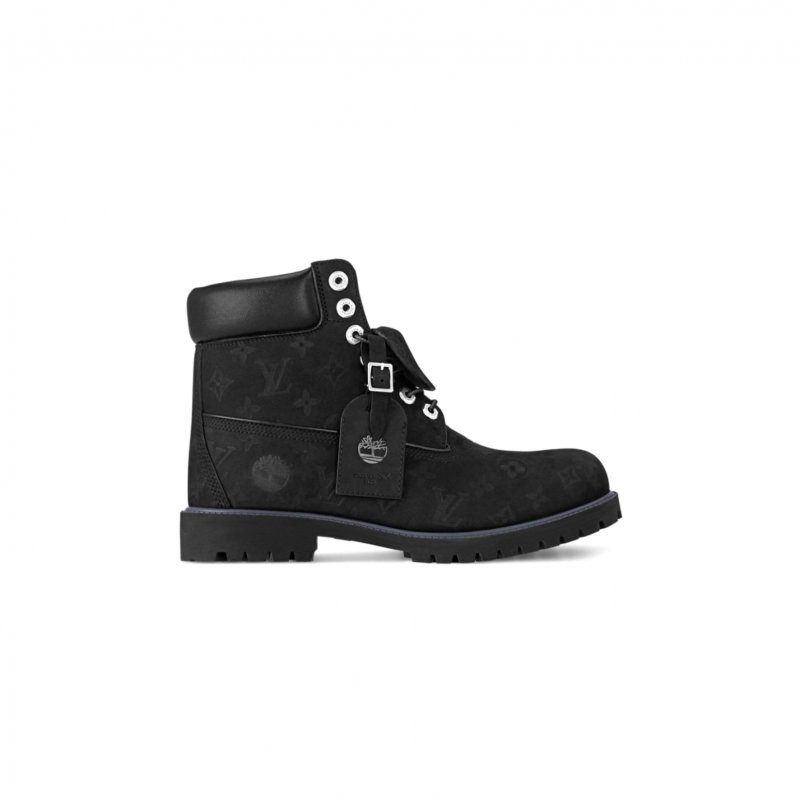 (image for) LOUIS VUITTON X TIMBERLAND 6″ ANKLE BOOT BLACK MONOGRAM 1AD73H