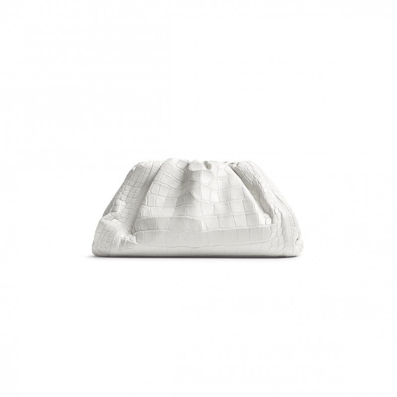 (image for) BOTTEGA VENETA CROCODILE SKIN POUCH 576227VCPX01220 (38*20*8.5cm)