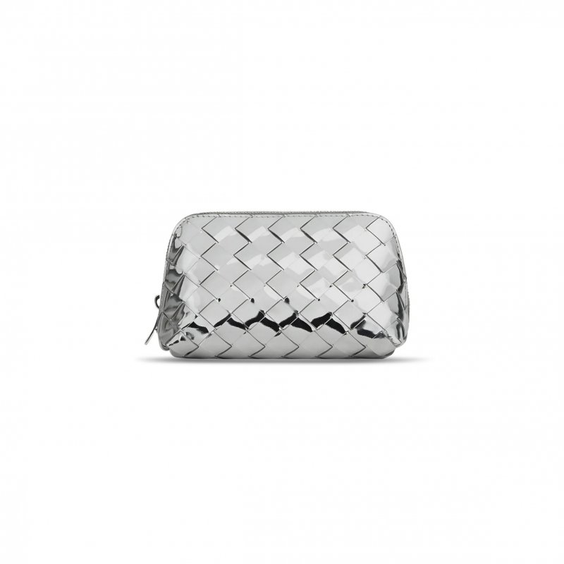 (image for) BOTTEGA VENETA INTRECCIATO SMALL BEAUTY POUCH 764044V3QM28101 (16.5*10.5*9cm)