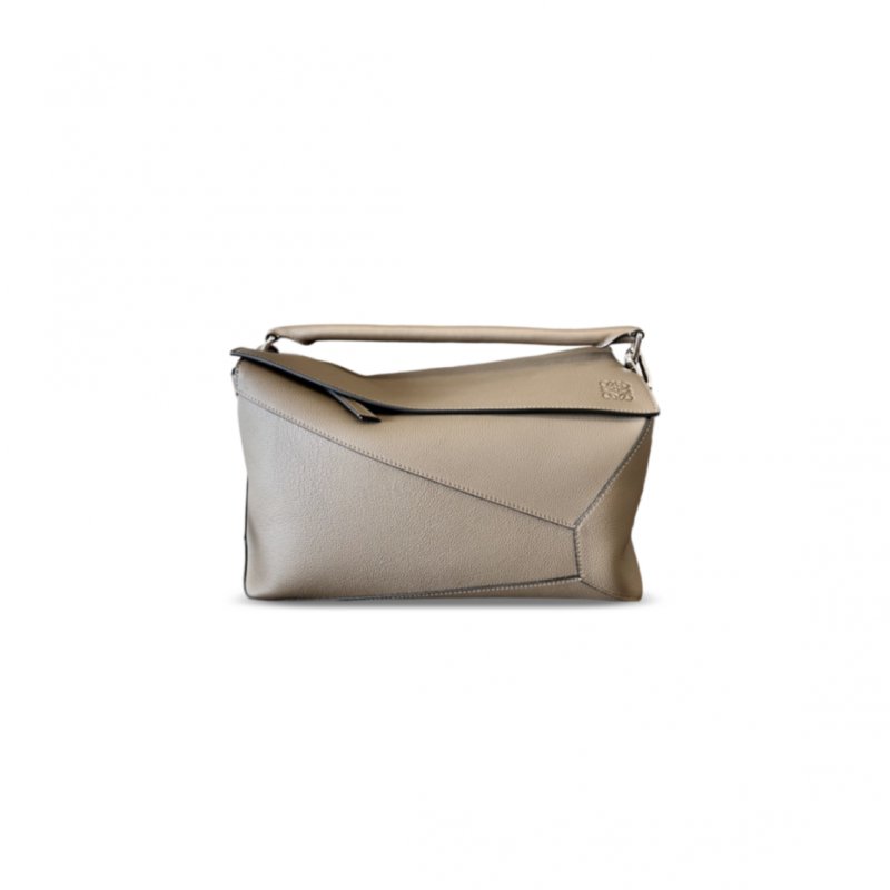 (image for) LOEWE LARGE PUZZLE EDGE BAG IN GRAINED CALFSKIN (37*23*19cm)