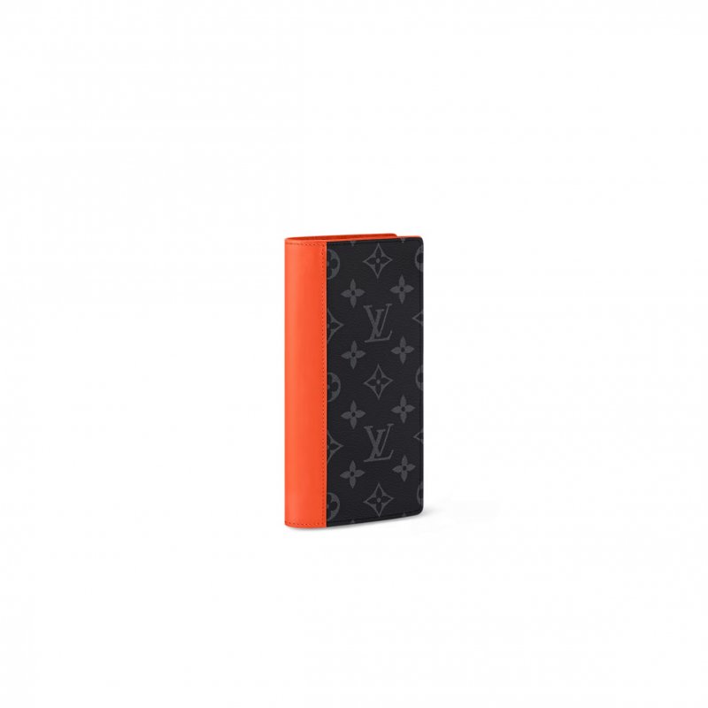 (image for) LOUIS VUITTON MASTER BRAZZA WALLET MONOGRAM ECLIPSE M25846 (19*10*2cm)