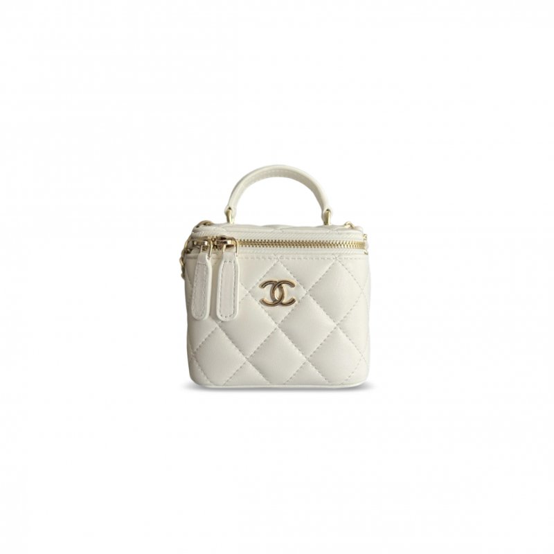 (image for) CHANEL MASTER MINI TOP HANDLE VANITY WITH CHAIN LAMBSKIN AP2198 (11*8.5*7cm)