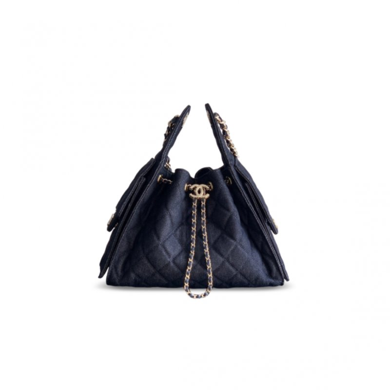 (image for) CHANEL 25 SMALL HANDBAG DENIM AS5293 (30*26*14cm)
