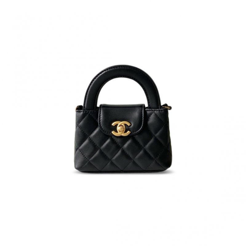 (image for) CHANEL KELLY NANO SHOPPING BAG LAMBSKIN AS3435 (12.5*8.3*4cm)