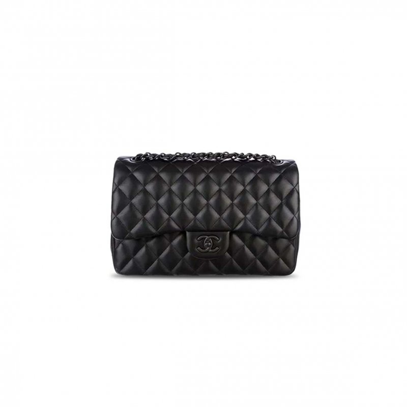 (image for) CHANEL SO BLACK JUMBO CLASSIC FLAP BAG (30*19.5*10cm)
