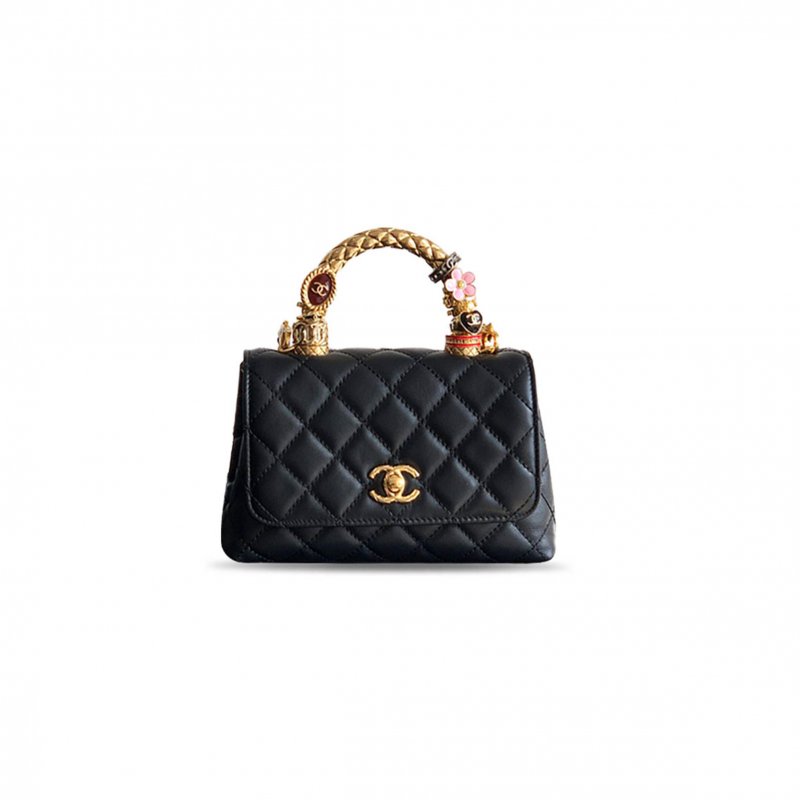 (image for) CHANEL FLAP HANDBAG AS2215 (19*13*8.9cm)