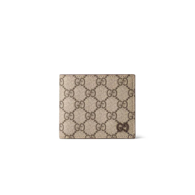 (image for) GUCCI BROWN INTERIOR GG BI-FOLD WALLET 768243 (21*9cm)