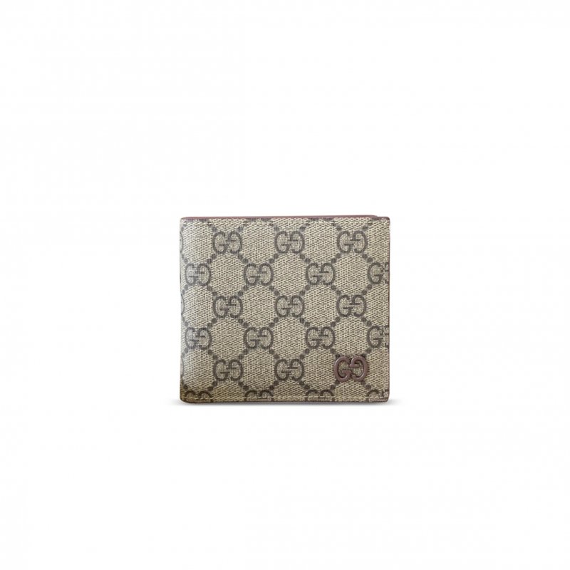 (image for) GUCCI BROWN INTERIOR GG COIN WALLET 768255 (21*9cm)