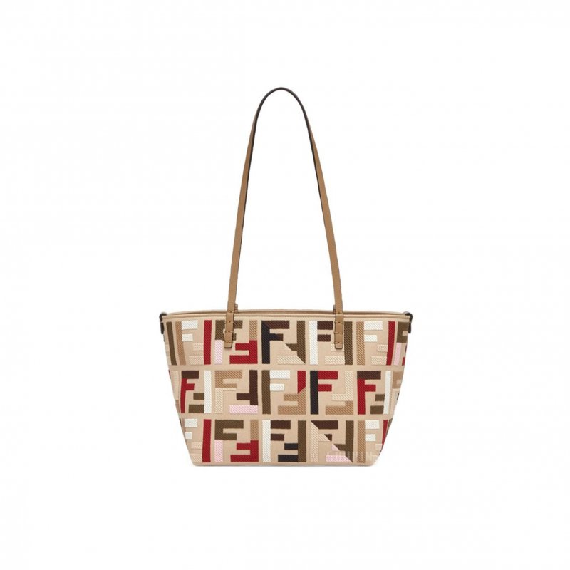 (image for) FENDI SMALL ROLL TOTE BAG 8BH424AT4AF09VT (22*18*14cm)