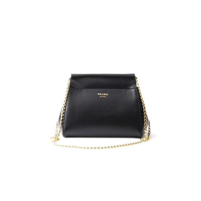 (image for) PRADA ENCHAINE MINI LEATHER BAG 1BC263 (22*18*11.5cm)