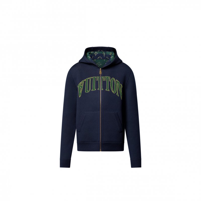 (image for) LOUIS VUITTON MONOGRAM DOUBLE FACE REVERSIBLE HOODIE 1AIJZ7