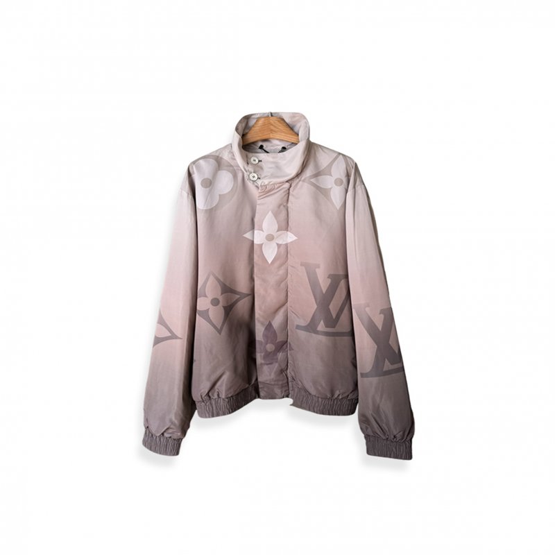(image for) LOUIS VUITTON MONOGRAM PRINT LIGHTWEIGHT NYLON TRENCH COAT 1AFYAP