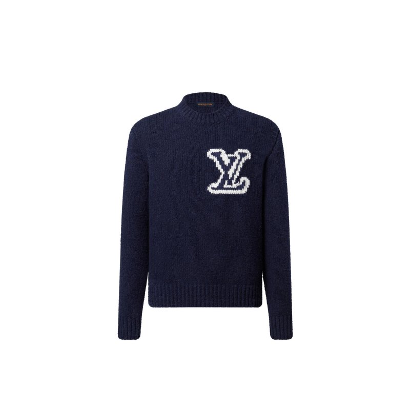 (image for) LOUIS VUITTON LV INTARSIA CREWNECK 1AJAYX