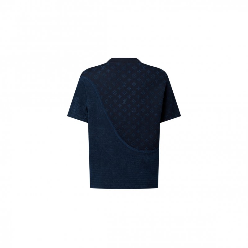 (image for) LOUIS VUITTON GRAPHIC JACQUARD SHORT-SLEEVED CREWNECK 1AJDX7
