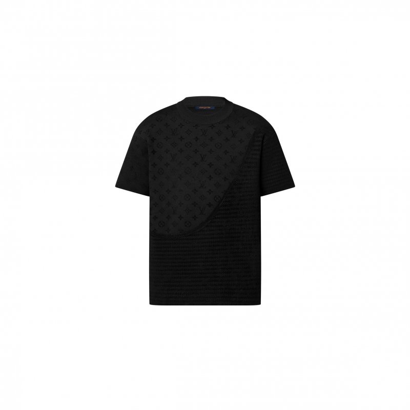 (image for) LOUIS VUITTON GRAPHIC JACQUARD SHORT-SLEEVED CREWNECK 1AHCMV