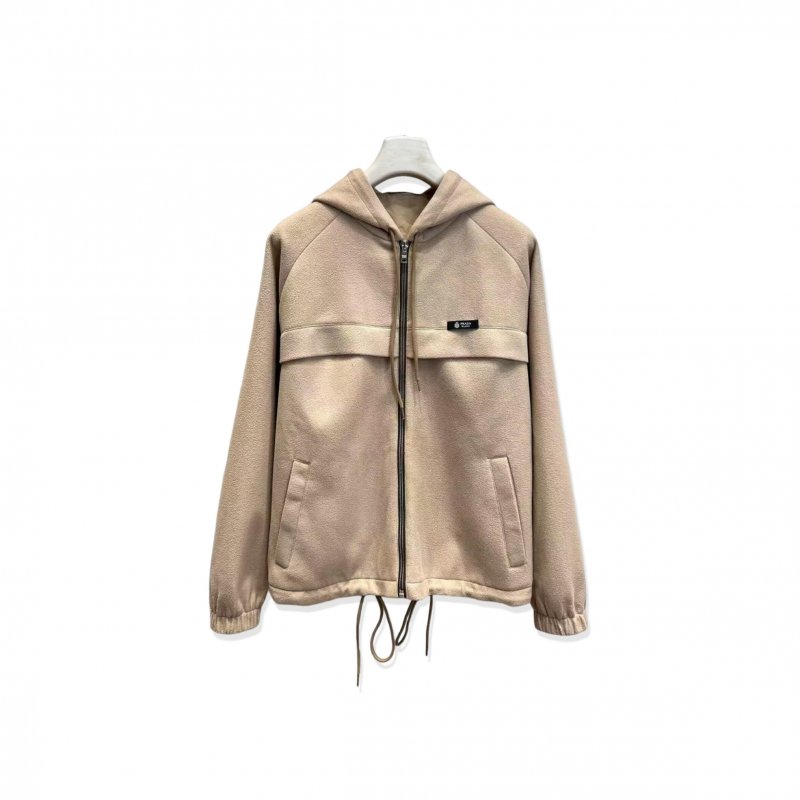(image for) PRADA TECHNICAL FLEECE HOODIE JACKET