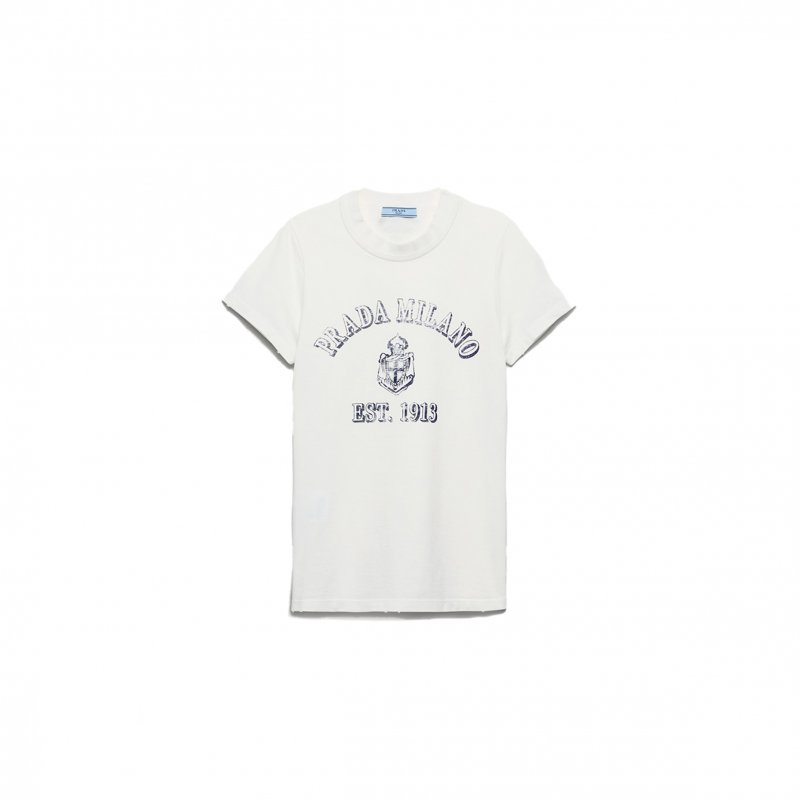 (image for) PRADA PRINTED JERSEY T-SHIRT 3557B